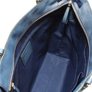 Coach 28743 Madison North South Tote Bag in Saffiano Leather- Navy