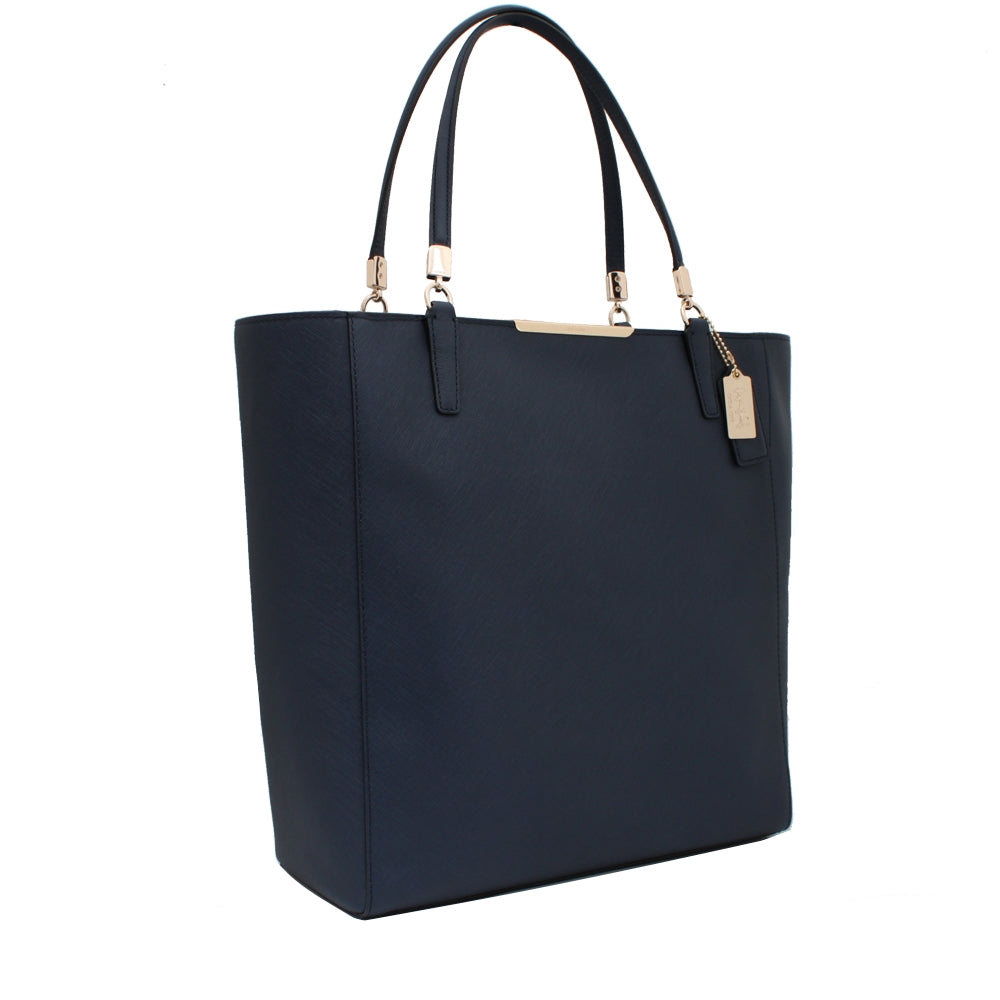 Coach 28743 Madison North South Tote Bag in Saffiano Leather 
