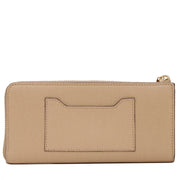 Coach 50923 Slim Zip Wallet in Saffiano Leather- Tan