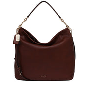 Coach 27858 Madison Hobo Bag in Leather- Chestnut