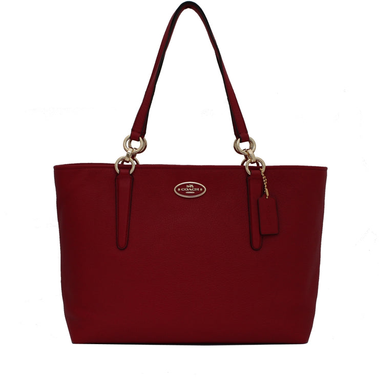 Coach 33961 Chicago Ellis Tote in Leather- Red Currant