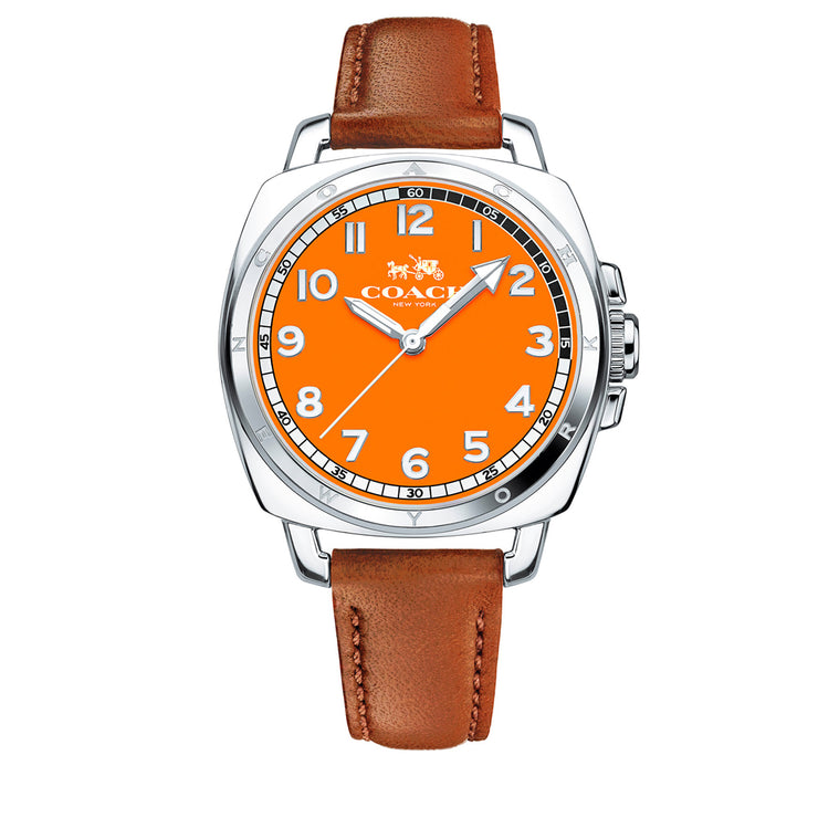 Coach Watch 14502157- Russet Leather Boyfriend Ladies Watch