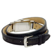 Coach Watch 14501599- Black Leather Madison Double Strap Ladies Watch