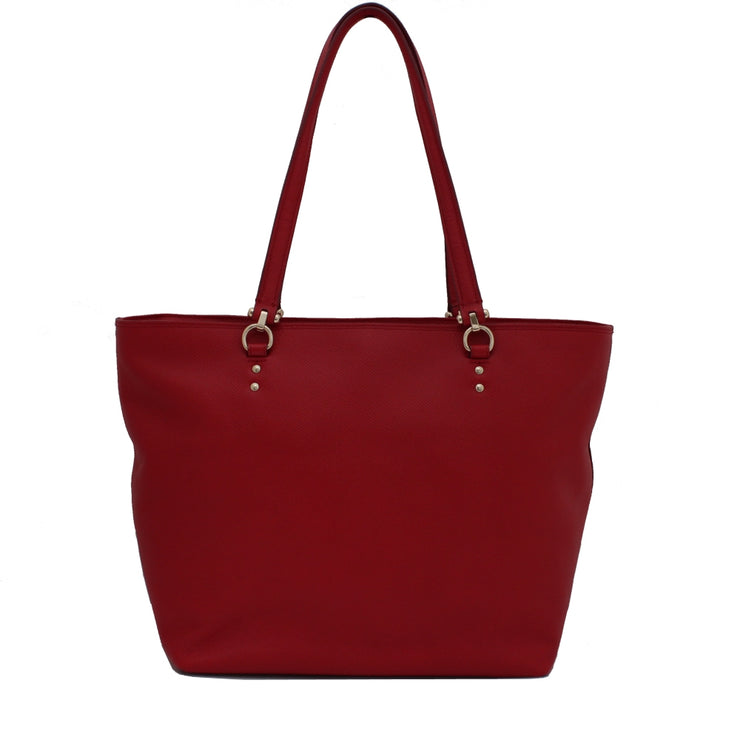 Coach 34817 Town Car Tote Bag in Crossgrain Leather- Red