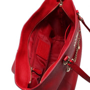 Coach 34817 Town Car Tote Bag in Crossgrain Leather- Red