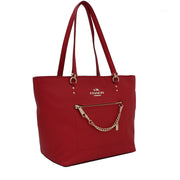Coach 34817 Town Car Tote Bag in Crossgrain Leather- Red