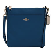 Coach Bag 52348 North South Swingpack in Embossed Textured Leather- Denim