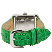 Coach Watch 14502204- Green Leather Rectangular Dial Ladies Watch