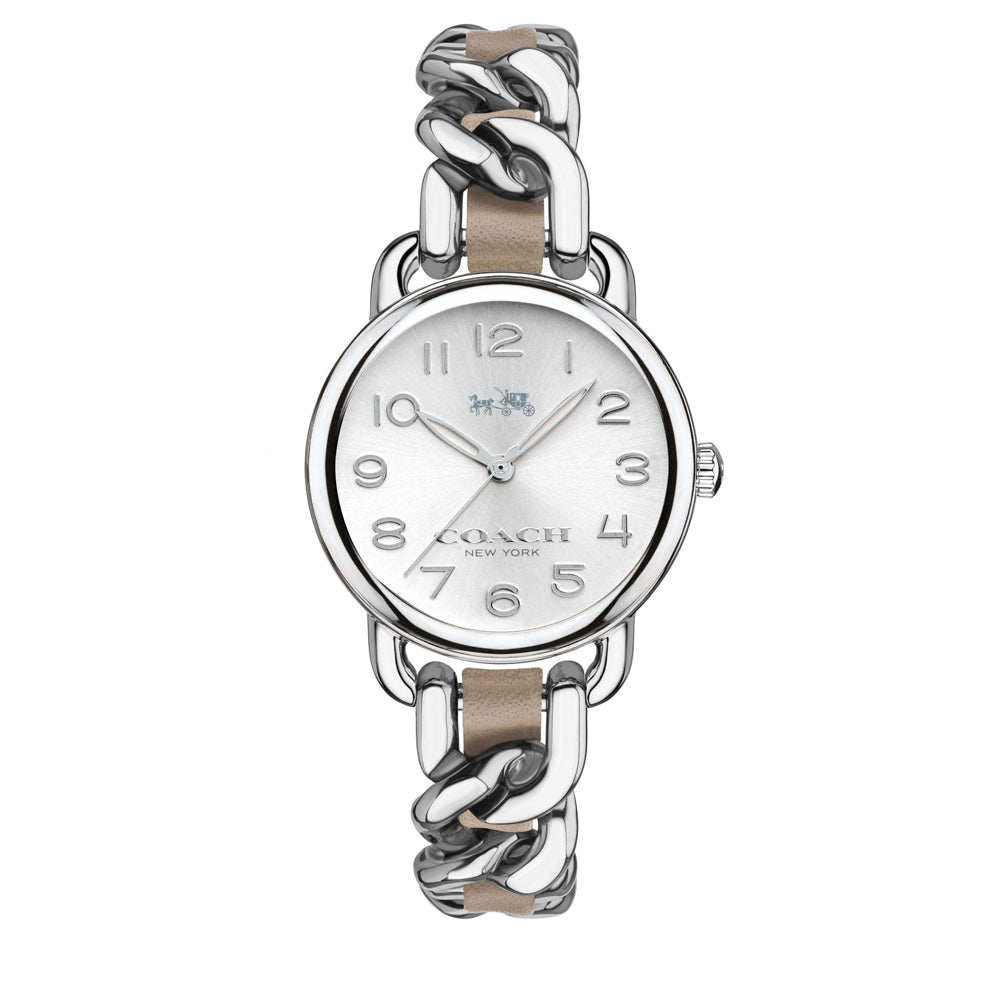 Coach Watch 14502254- Delancey Stainless Steel Chain Link  display picture 2