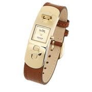 Coach Watch 14502223- Swagger Brown Leather Square Dial Ladies Watch