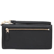 Coach 53717 Slim Wallet in Pebbled Leather- Black