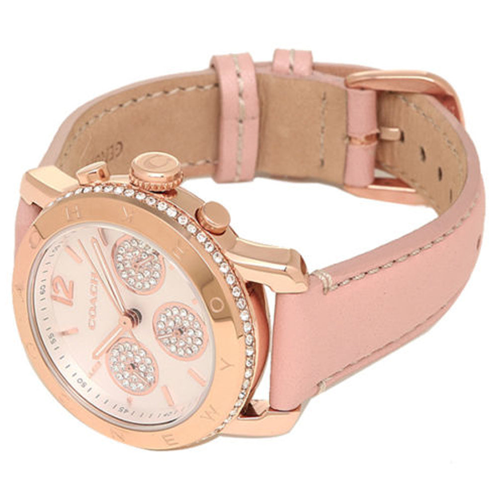 Coach Watch 14501974- Legacy Pink Leather with Crystal Multi  display picture 1