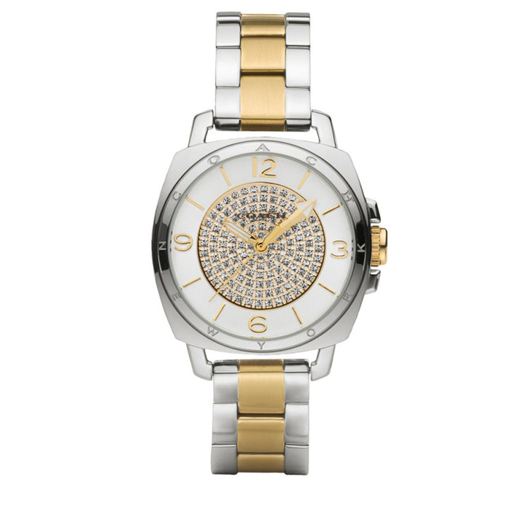 Coach Watch 14501998- Two-Toned Stainless Steel with Crystal Round Dial Ladies Watch