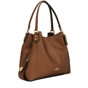 Coach 57125 Edie Shoulder Bag 31 in Polished Pebble Leather- Jasper