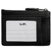 Coach 76981 Mini Skinny Id Case With Vintage Rosebud Print- Black Multi