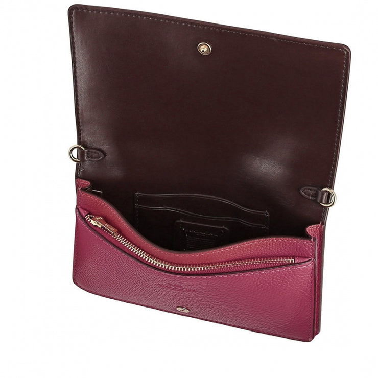 Coach 72160 Convertible Belt Bag In Colorblock- Bright Cherry Multi