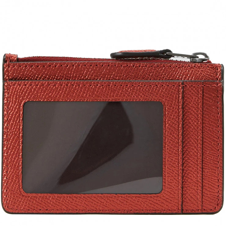 Coach Mini Skinny ID Case/ Coin Purse/ Key/ Card Holder- Metallic Clay