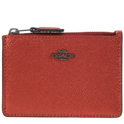 Coach Mini Skinny ID Case/ Coin Purse/ Key/ Card Holder- Metallic Clay