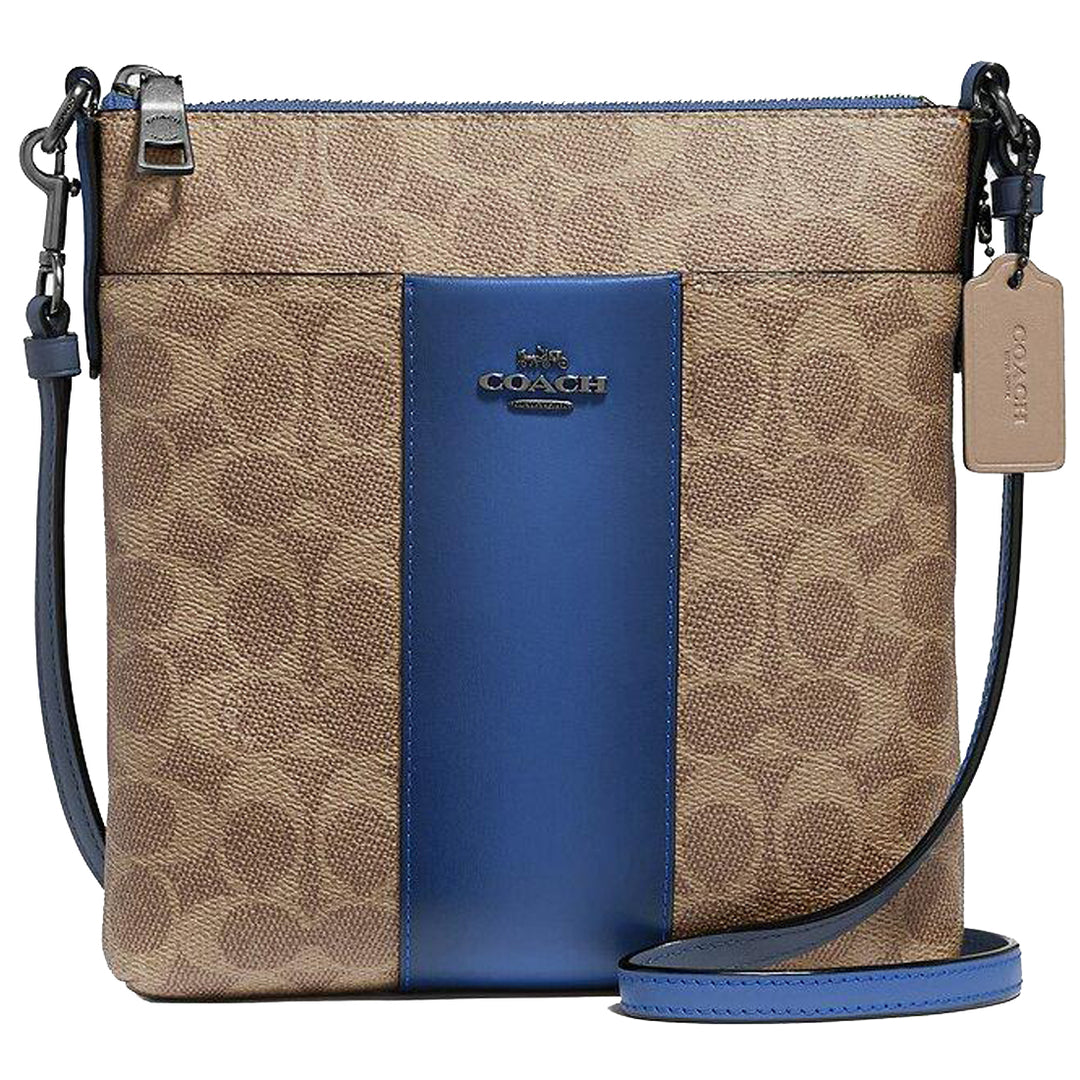 Kitt messenger crossbody in signature jacquard new arrivals