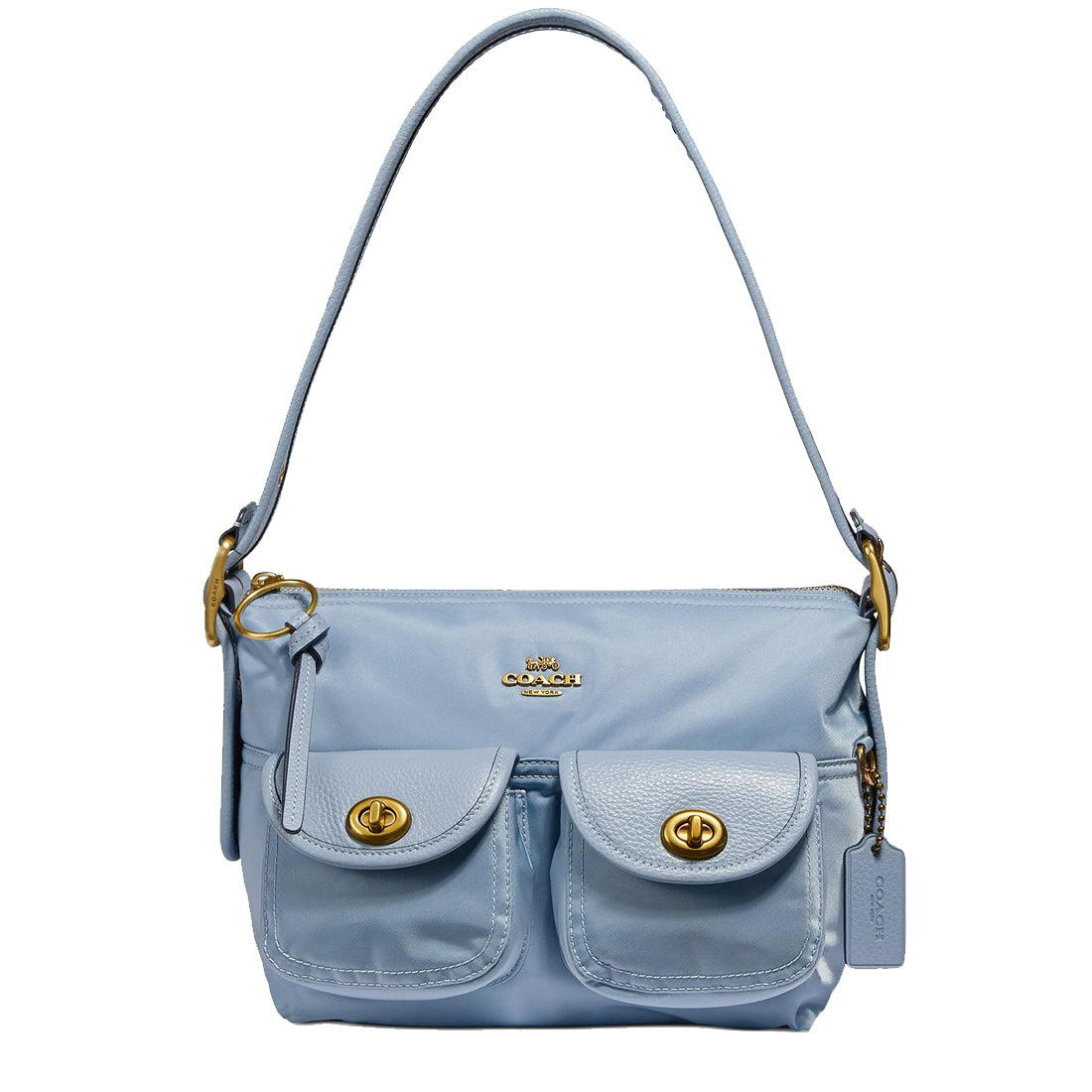 Coach Nylon Cargo Shoulder Bag in Bluebell – PinkOrchard.com