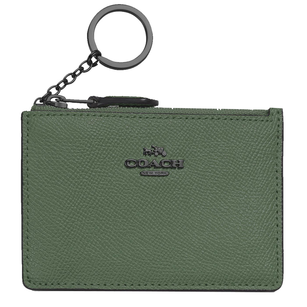 Coach Mini Skinny ID Case in Washed Green – PinkOrchard.com