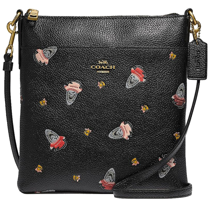 Coach Sharky Print Kitt Crossbody Bag