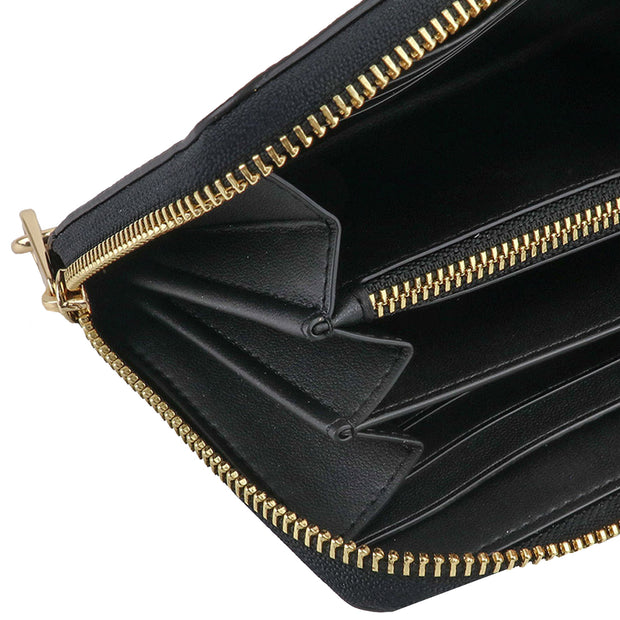 Buy Coach Long Zip Around Wallet in Black C4451 Online in Singapore | PinkOrchard.com