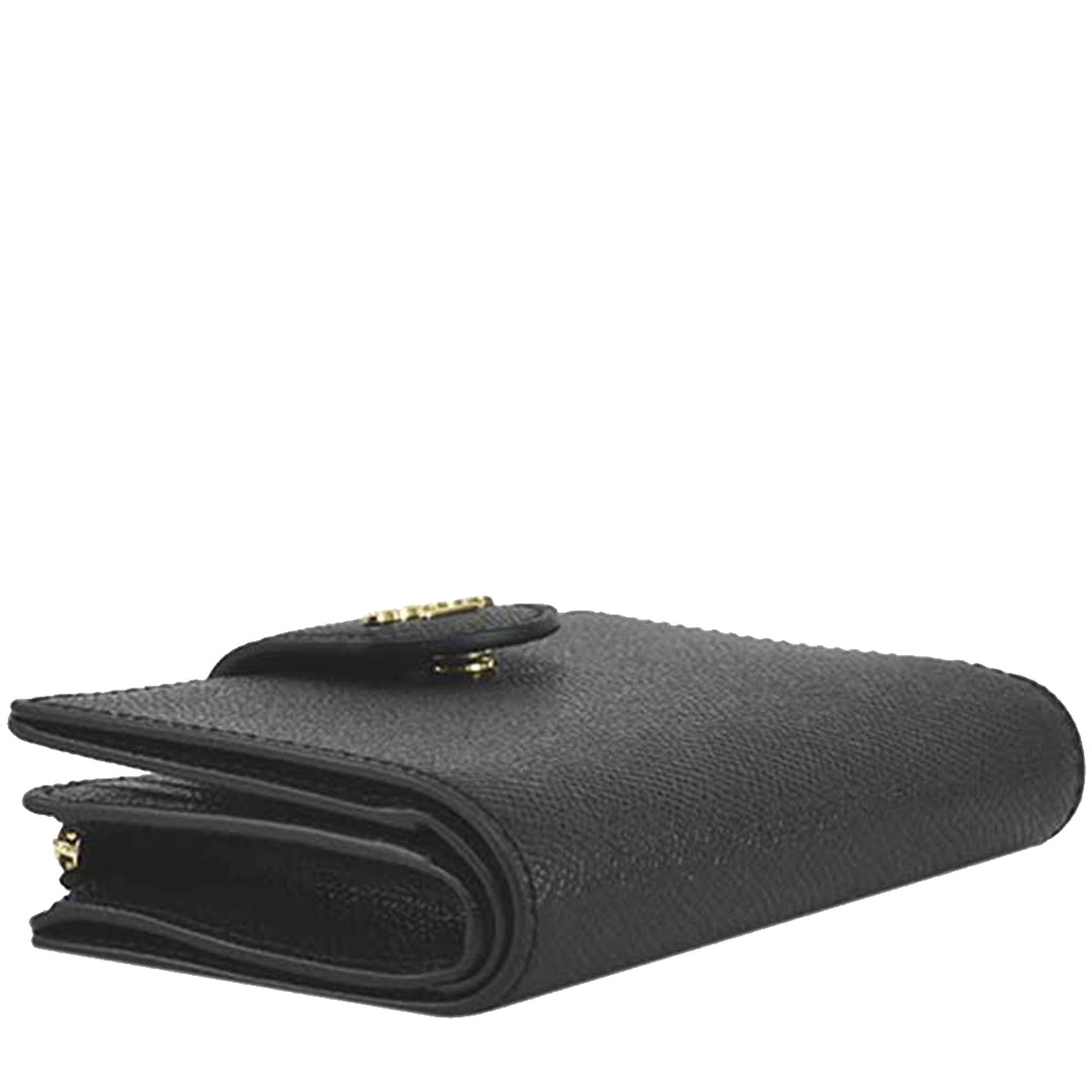 Buy Coach Medium Corner Zip Wallet in Gold/ Black 6390 Online in