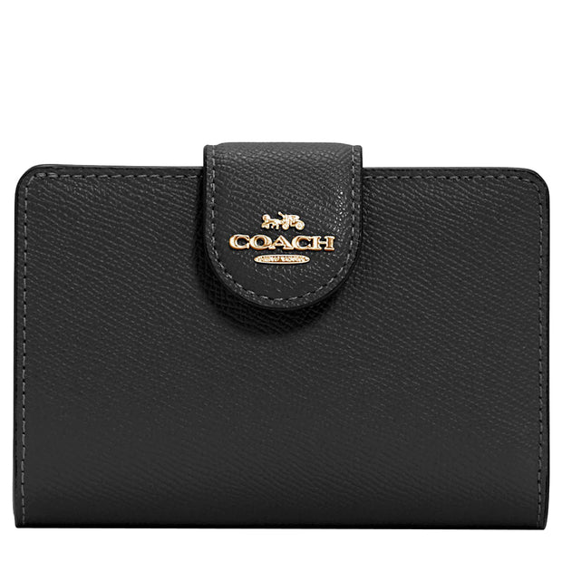 Buy Coach Medium Corner Zip Wallet in Gold/ Black 6390 Online in Singapore | PinkOrchard.com