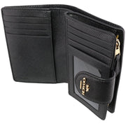 Buy Coach Medium Corner Zip Wallet in Gold/ Black 6390 Online in Singapore | PinkOrchard.com