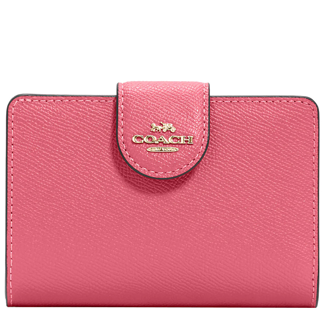 Coach Medium Corner Zip Wallet in Watermelon 6390
