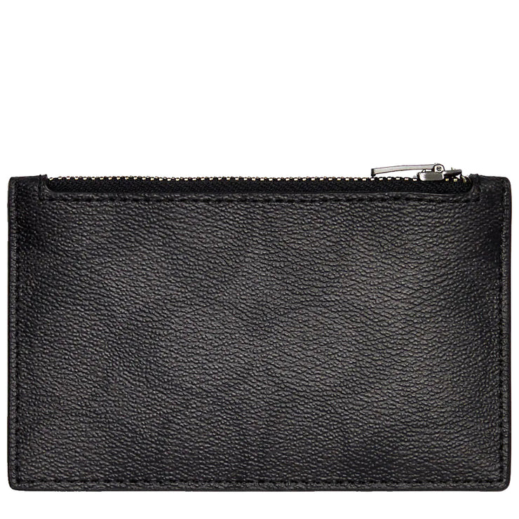 Buy Coach Zip Card Case in Signature Canvas in Gunmetal/ Black Black C4281 Online in Singapore | PinkOrchard.com