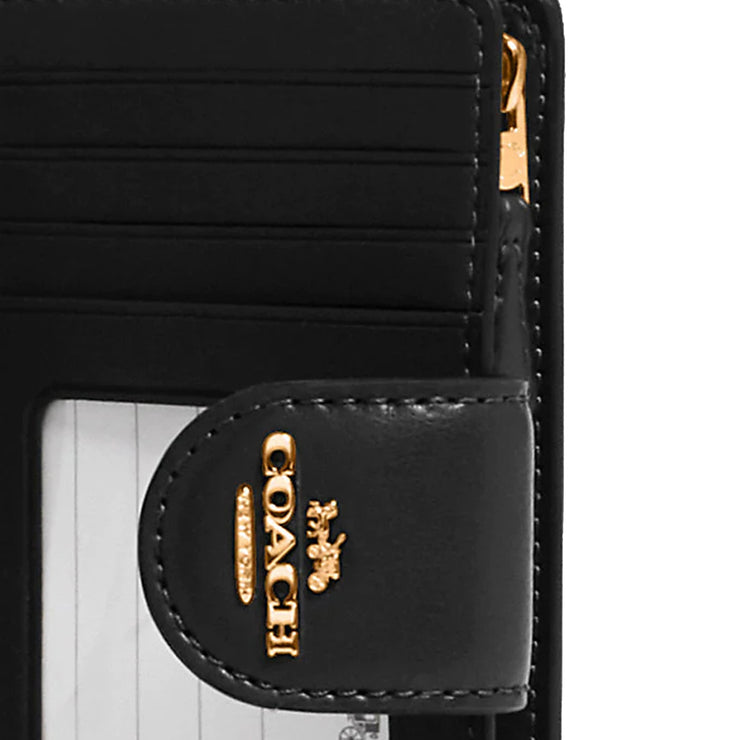 Coach Medium Corner Zip Wallet in Signature Canvas