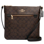 Buy Coach Rowan File Bag In Signature Canvas in Gold/ Brown Black C1554 Online in Singapore | PinkOrchard.com