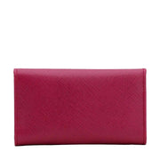 Prada Saffiano Leather Keycase- Amethyst