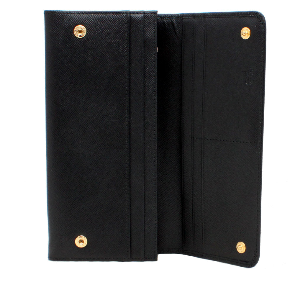 Prada 1M1132 Saffiano Leather Long Fold Wallet – PinkOrchard.com