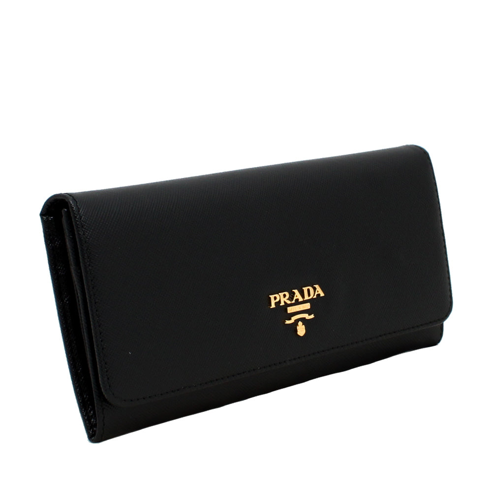 Prada 1M1132 Saffiano Leather Long Fold Wallet – PinkOrchard.com