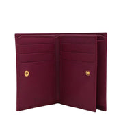 Prada 1m0668 Saffiano Leather French Wallet with Inner Flap- Amethyst