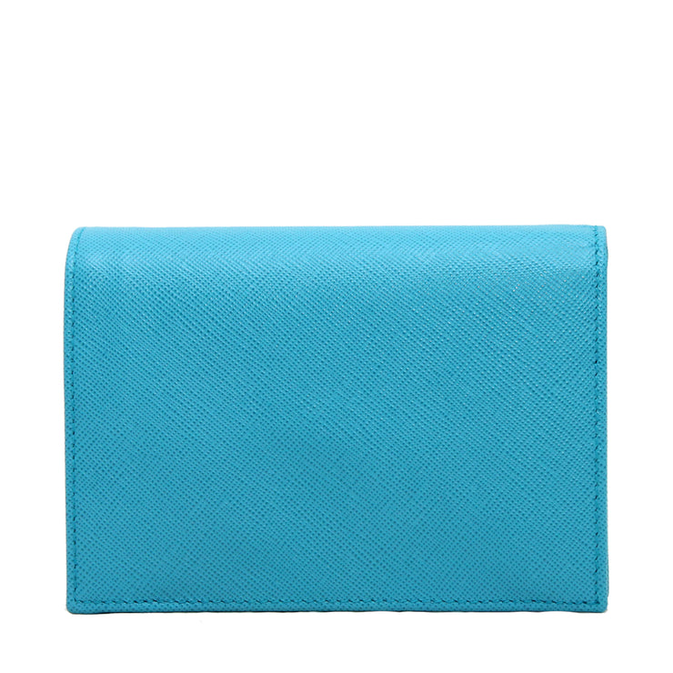 Prada Saffiano Leather French Wallet with Inner Flap- Voyage