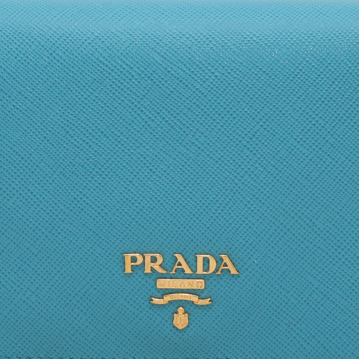 Prada Saffiano Leather French Wallet with Inner Flap- Voyage