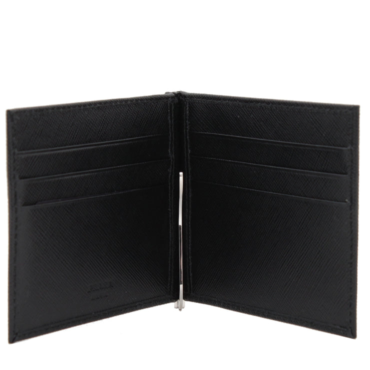 Prada hotsell clip wallet