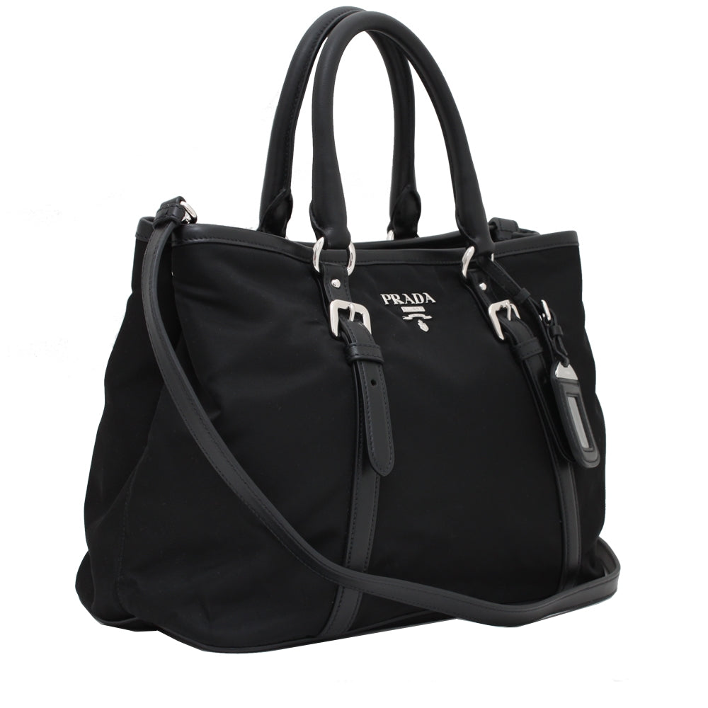バッグ PRADA TESSUTO NYLON 2WAY BODY HAND BAG Prada BN2832 Tessuto Nylon Top Handle Convertible Bag