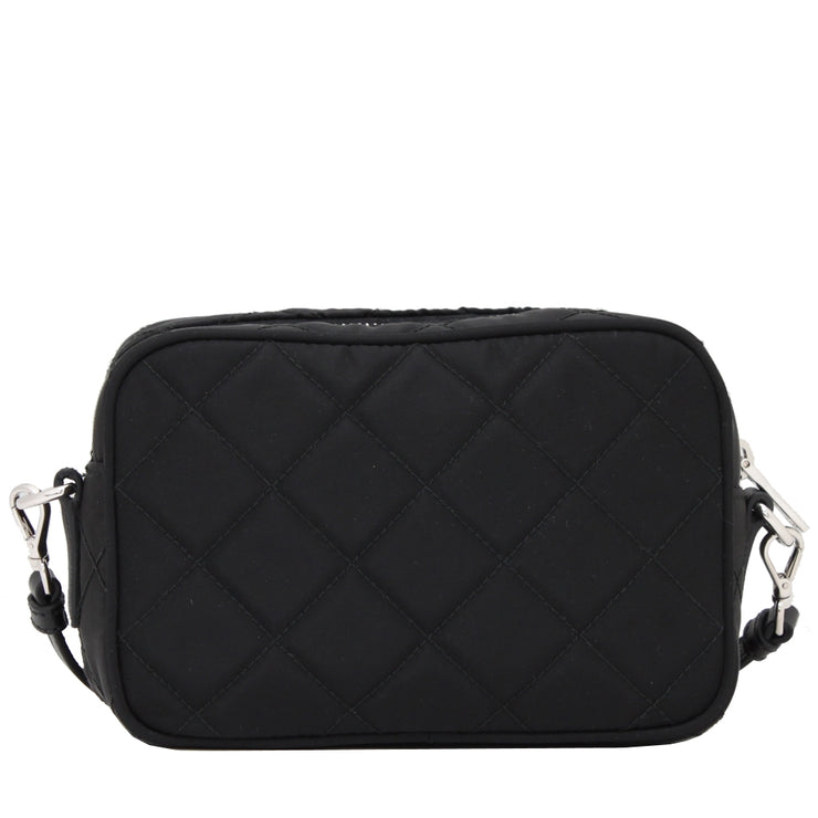 Prada BT1028 Tessuto Nylon Quilted Sling Bag- Black