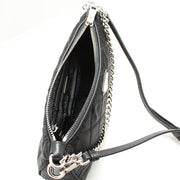 Prada BT1026 Tessuto Nylon Quilted Convertible Top Handle Sling Bag- Black