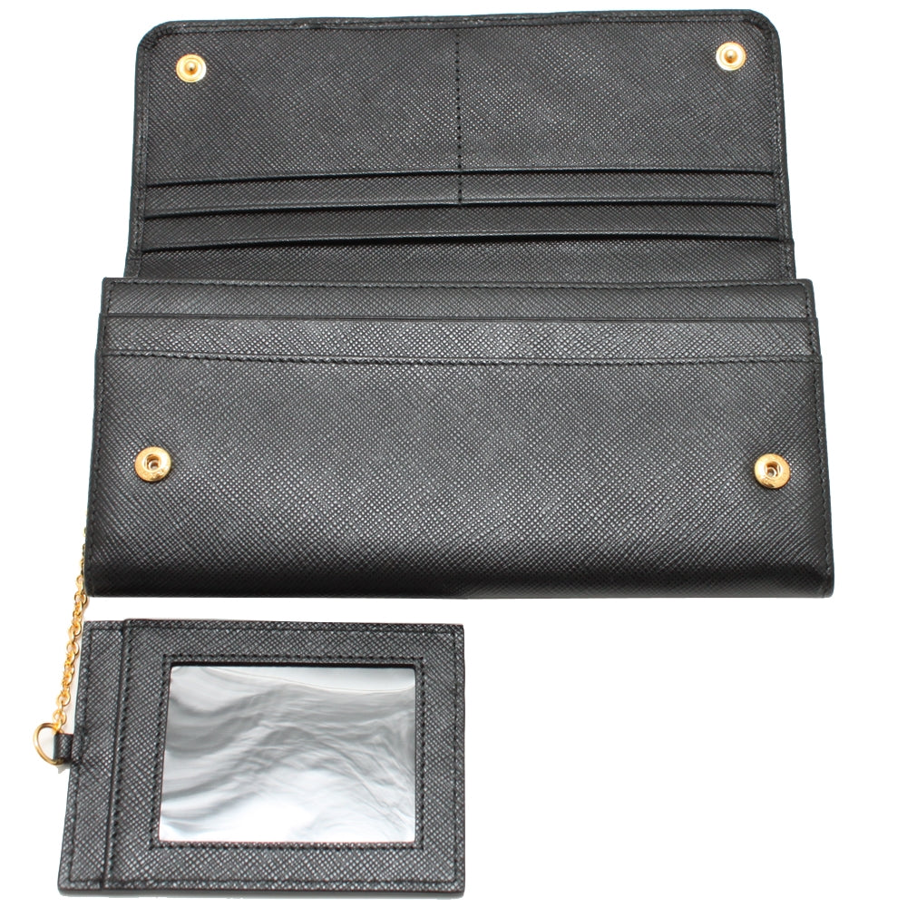 Prada 1MH132 Saffiano Leather Long Fold Wallet – PinkOrchard.com