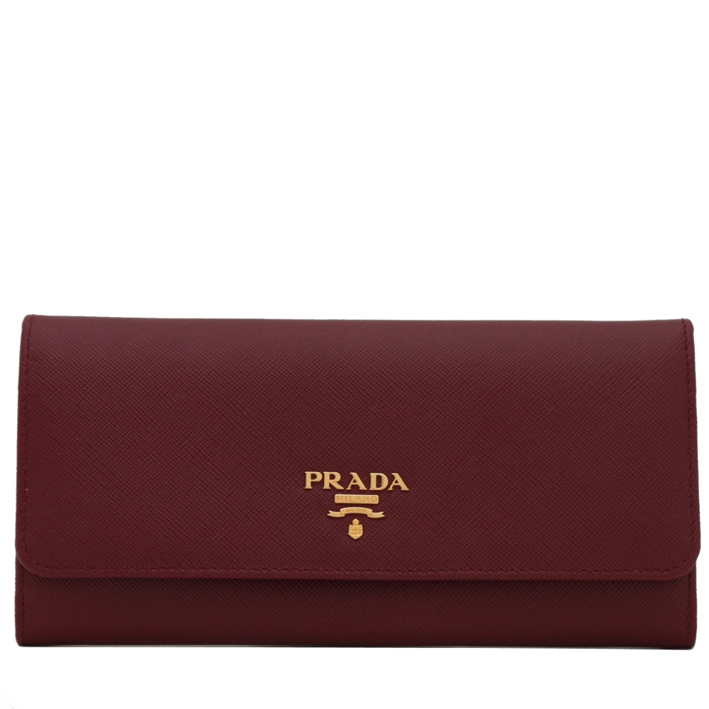 ★PRADA★ 25SS (1MH132 2DDU F0002) Women's Long Wallet Prada Long Wallet Bi-Fold Coin Women'S Saffiano Multicolor