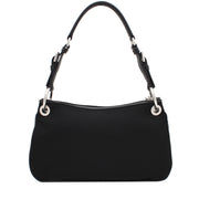 Prada BR4894 Tessuto Nylon Hobo Bag- Black