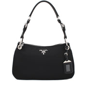 Prada BR4894 Tessuto Nylon Hobo Bag- Black