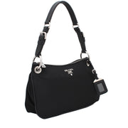 Prada BR4894 Tessuto Nylon Hobo Bag- Black