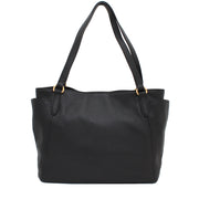 Prada BR4970 Vitello Daino Leather Tote Bag- Black